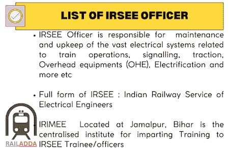 IRSEE Seniority List