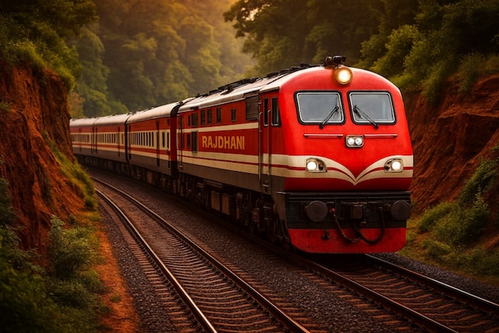 Rajdhani express train number