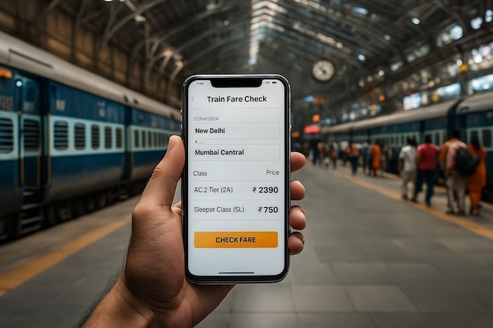 Train Fare check -check any train