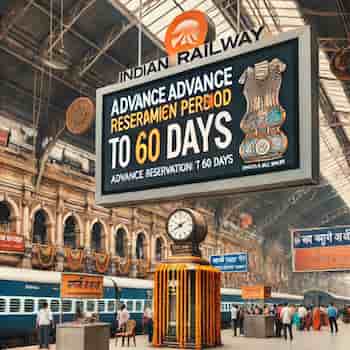 Advance Reservation Period Irctc