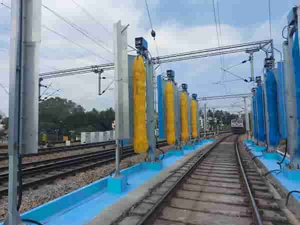 Construction details of automatic Coach Washing Plant