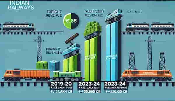 Indian Railways Revenue Growth 2024
