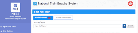 NTES - All about national train enquiry system