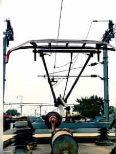 Electric Locomotive Pantograph