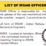 Irsme seniority list