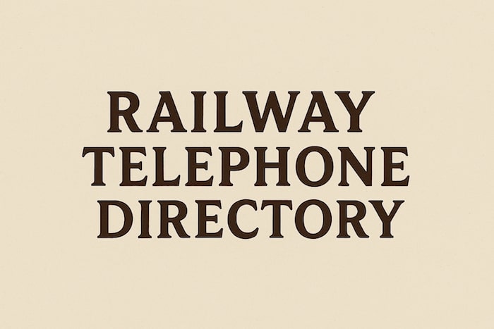 Railway telephone directory