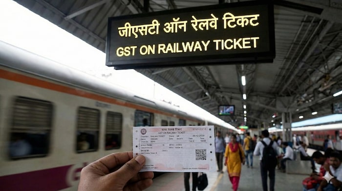 GST on Railway Tickets