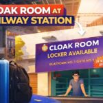 Cloak Room at Railway Station