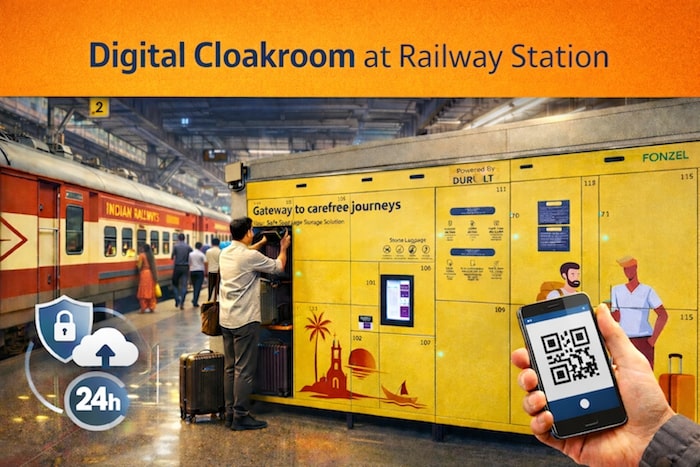 Digital Cloakroom at Railway Station