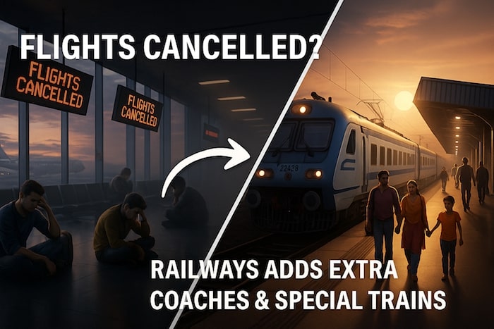 Indian railway adds extra coaches and trains