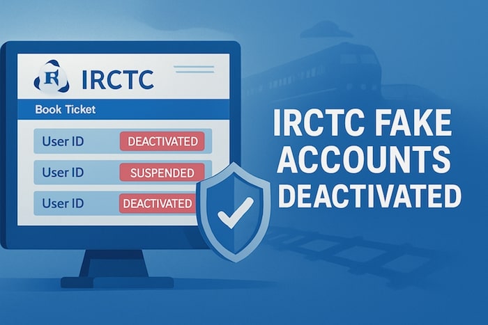 Railways Deactivates 30.3 Million Fake Accounts