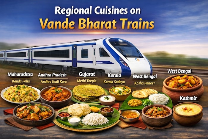 Regional Cuisines on Vande Bharat Trains